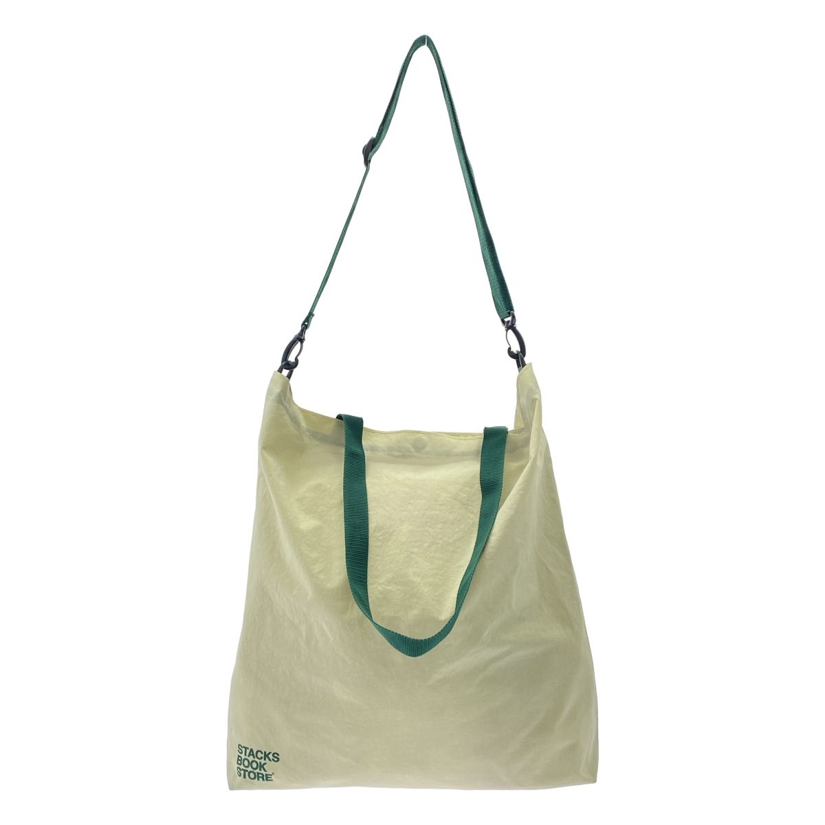 stacksbookstore - 2way nylon tote ベージュ stacksbookstore - 2way nylon tote ベージュ stacksbookstore - 2way