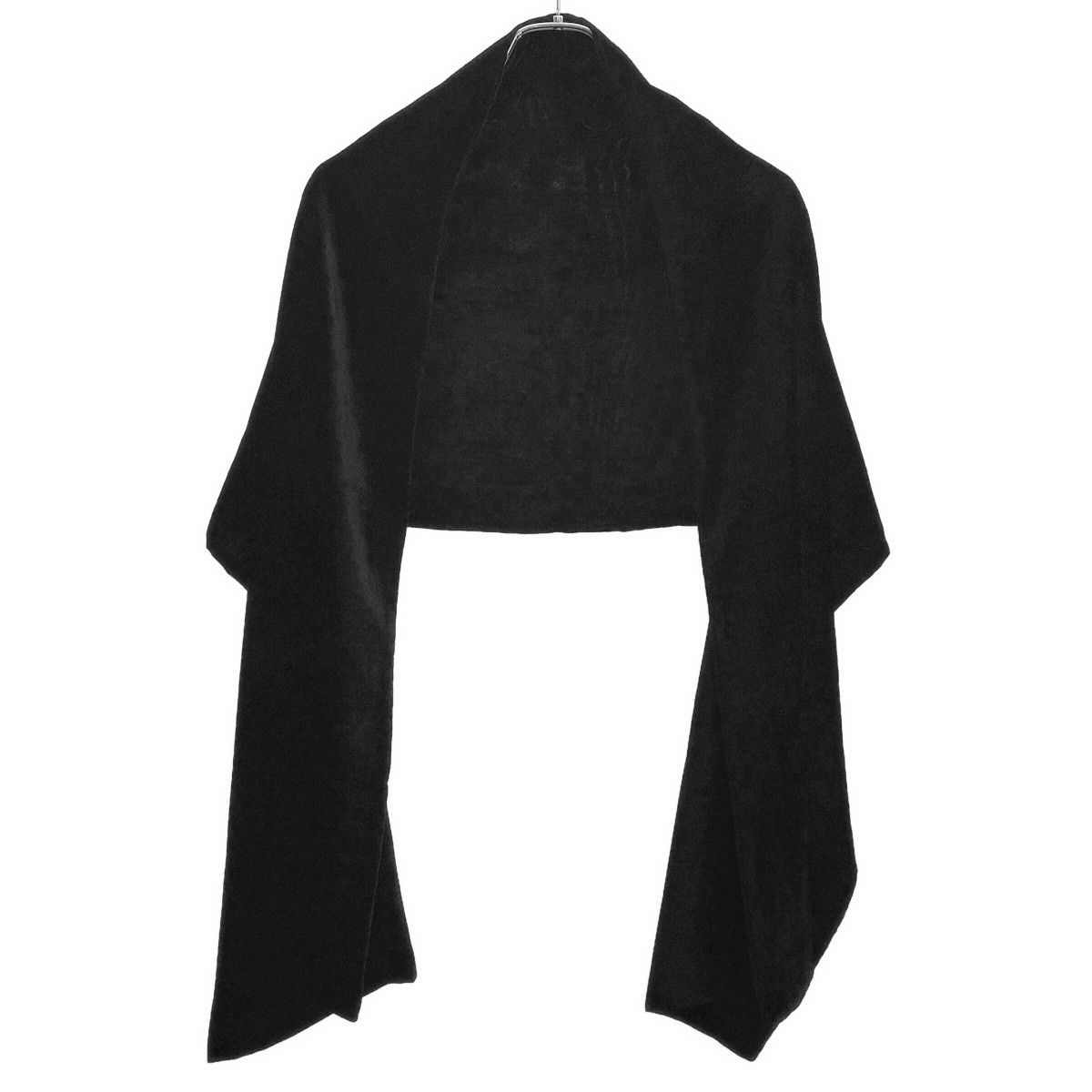 COMME des GARÇONS 黒　ストール COMME des GARCONS コムデギャルソン ベロアストール ブラック - メルカリ