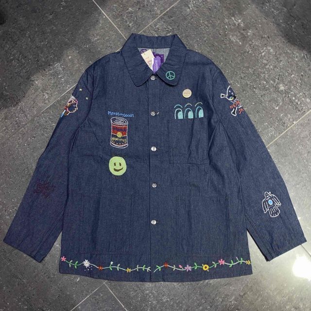 NEPENTHES x OTAKARA NYC ハンド刺繍デニムカバーオール SIZE-M OT1498