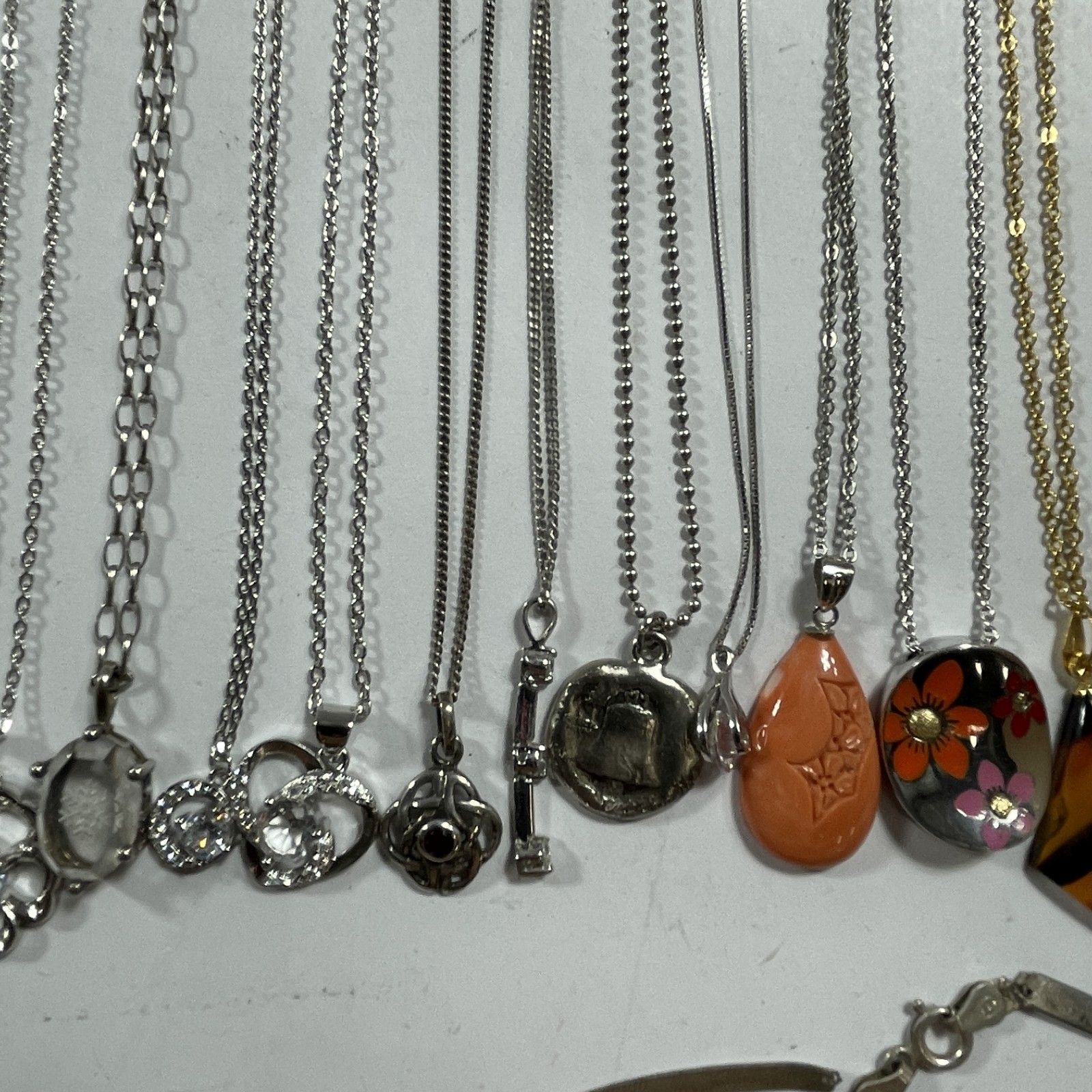 ☆ シルバーアクセサリー シルバーネックレス アソート 34本 まとめ