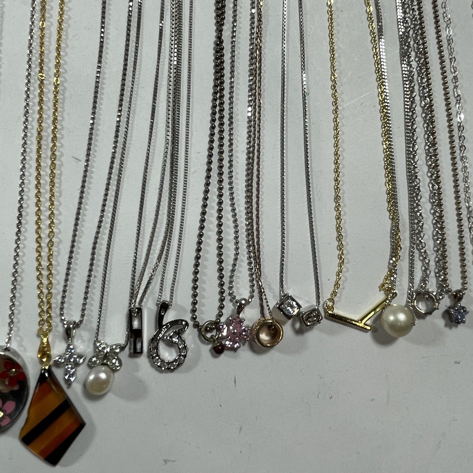 ☆ シルバーアクセサリー シルバーネックレス アソート 34本 まとめ