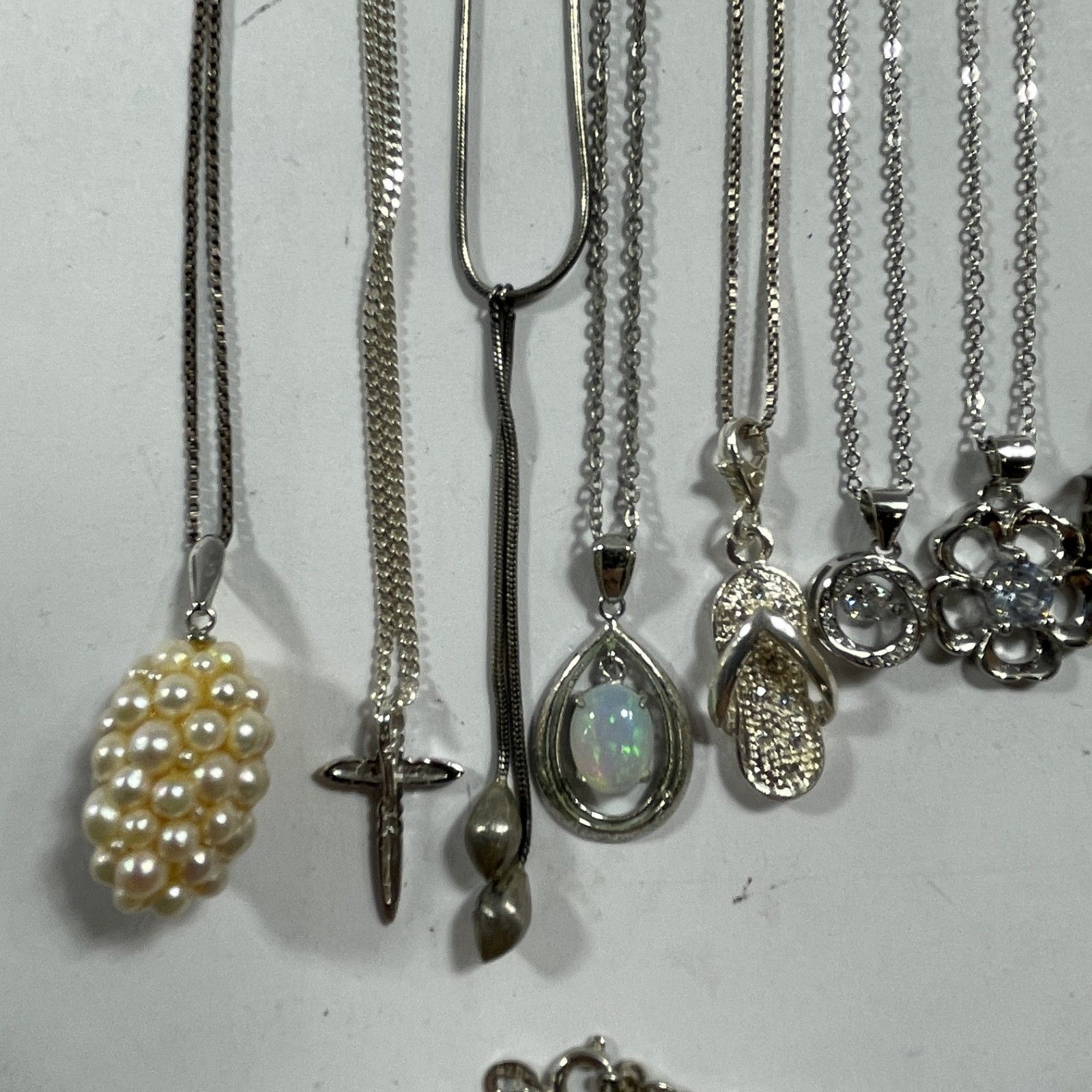 ☆ シルバーアクセサリー シルバーネックレス アソート 34本 まとめ