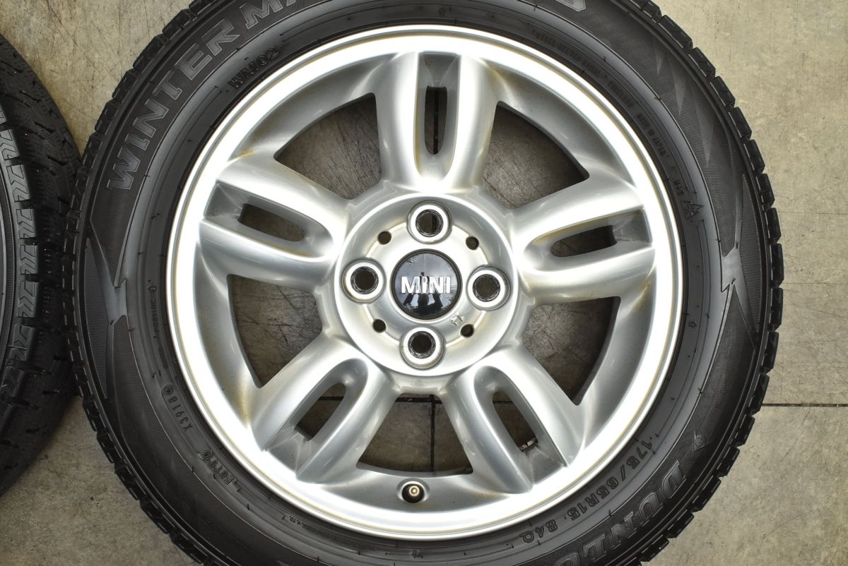 正規品】MINI R56ミニクーパー 純正 15in 5.5J +45 PCD100 ダンロップ
