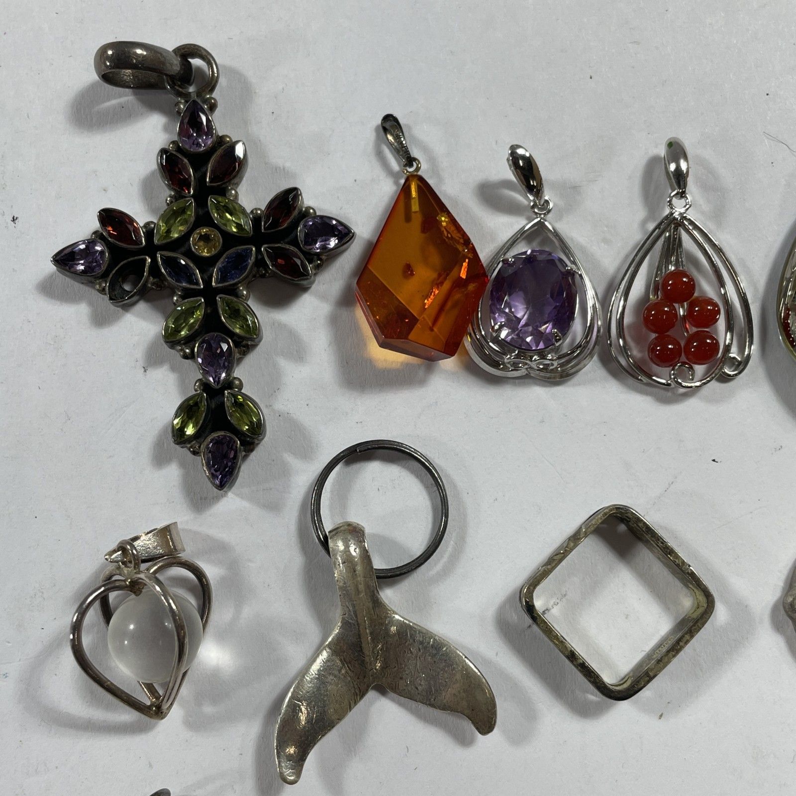 シルバー　アクセサリー　まとめ売り ☆ シルバーアクセサリー シルバーネックレス アソート 34本 まとめ