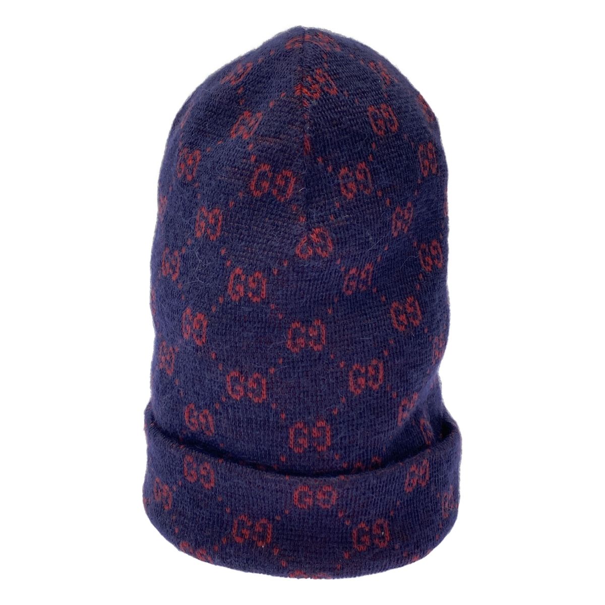 GUCCI グッチ GGアルパカウールニットキャップ ネイビー M - メルカリ