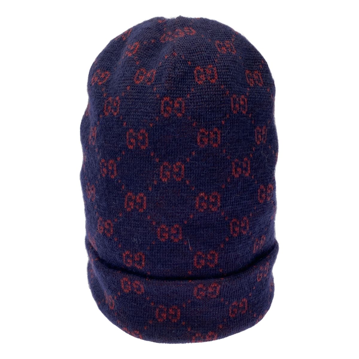 GUCCI グッチ GGアルパカウールニットキャップ ネイビー M - メルカリ