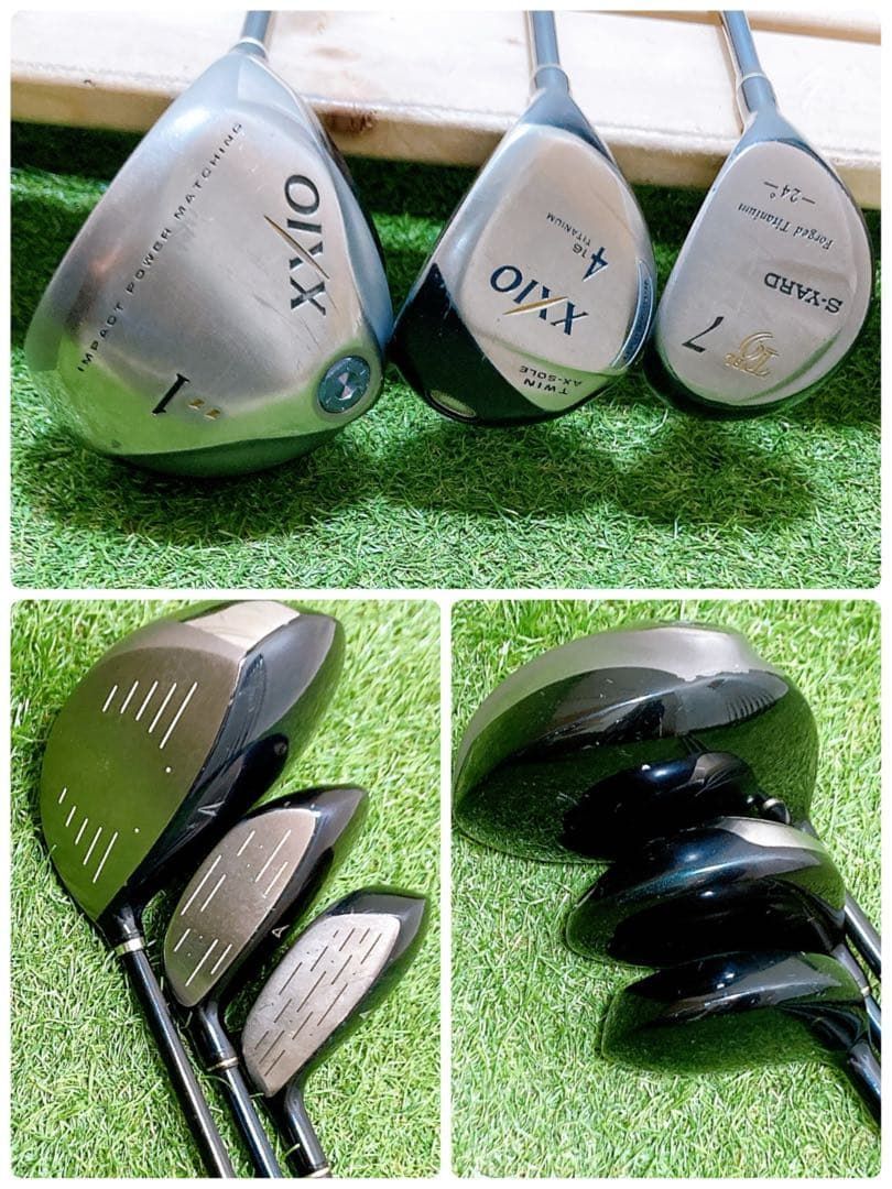 G8.ゼクシオ 初心者オススメ メンズセット ゴルフクラブ 12本 右利き