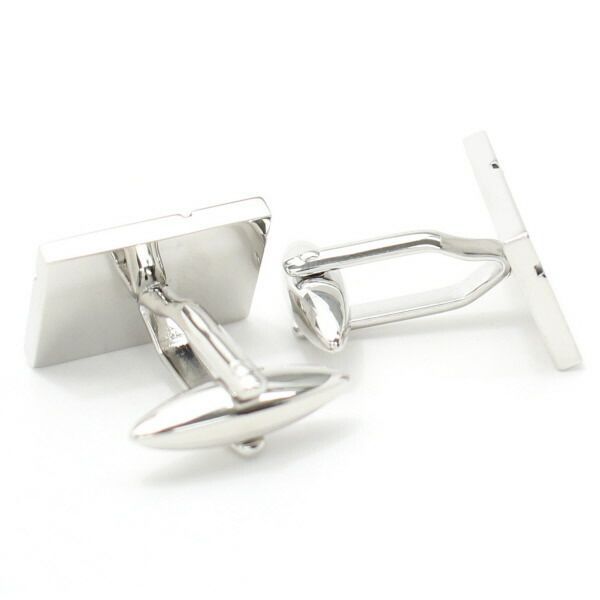 シルバー×ブラックラインのスタイリッシュなカフス カフスボタン カフリンクス cufflinks cuffs メンズ 男性 シルバー スーツアクセサリー専門店 父の日 ギフトにも 誕生日 プレゼント プチギ