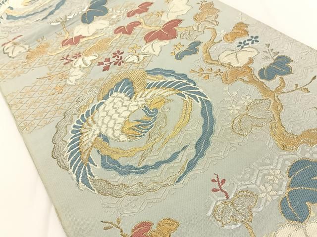 平和屋着物◎六通柄 本袋帯 鳳凰 金銀糸 正絹 逸品 BAAV2696hj - メルカリ