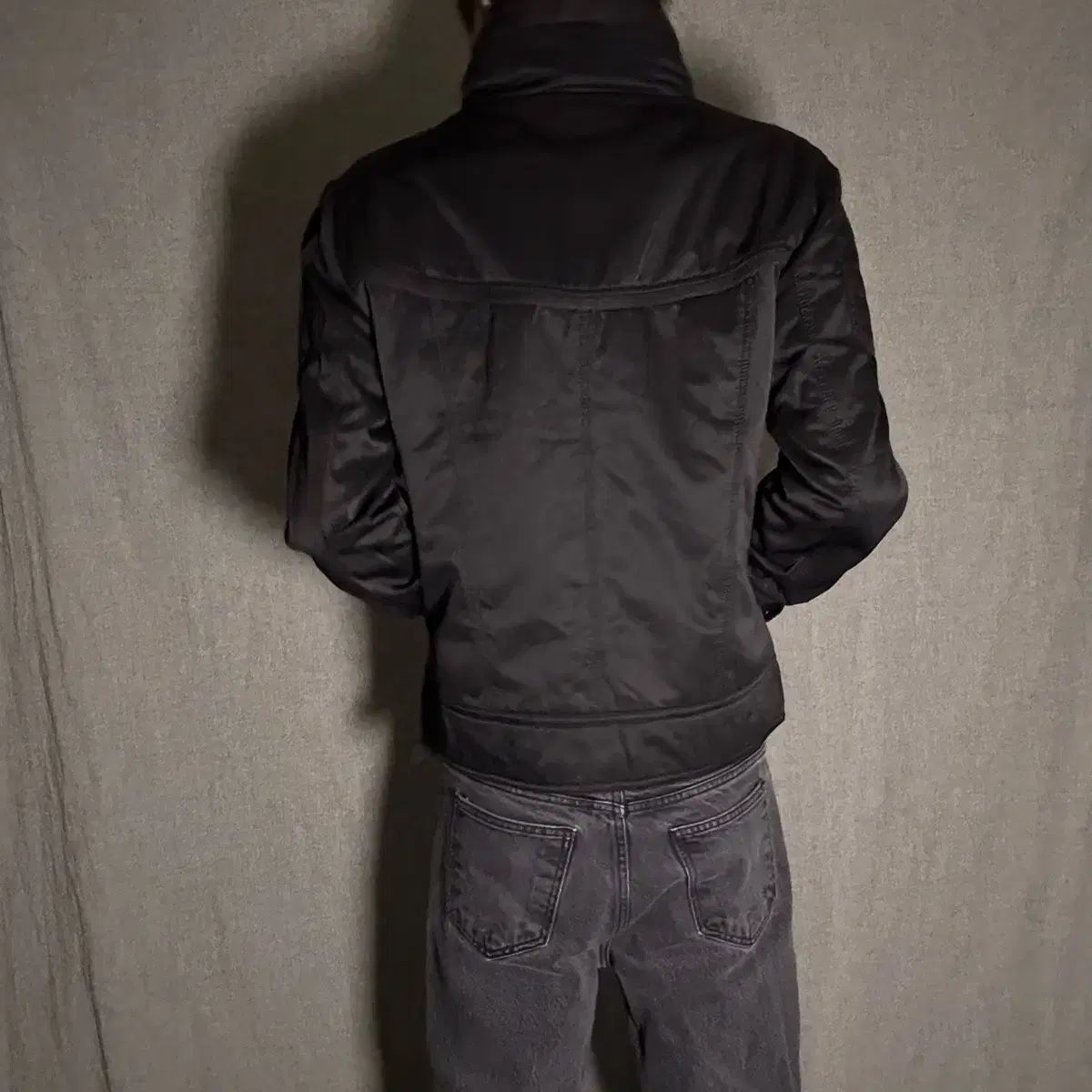 y2k バイカージャケット ブラック 105