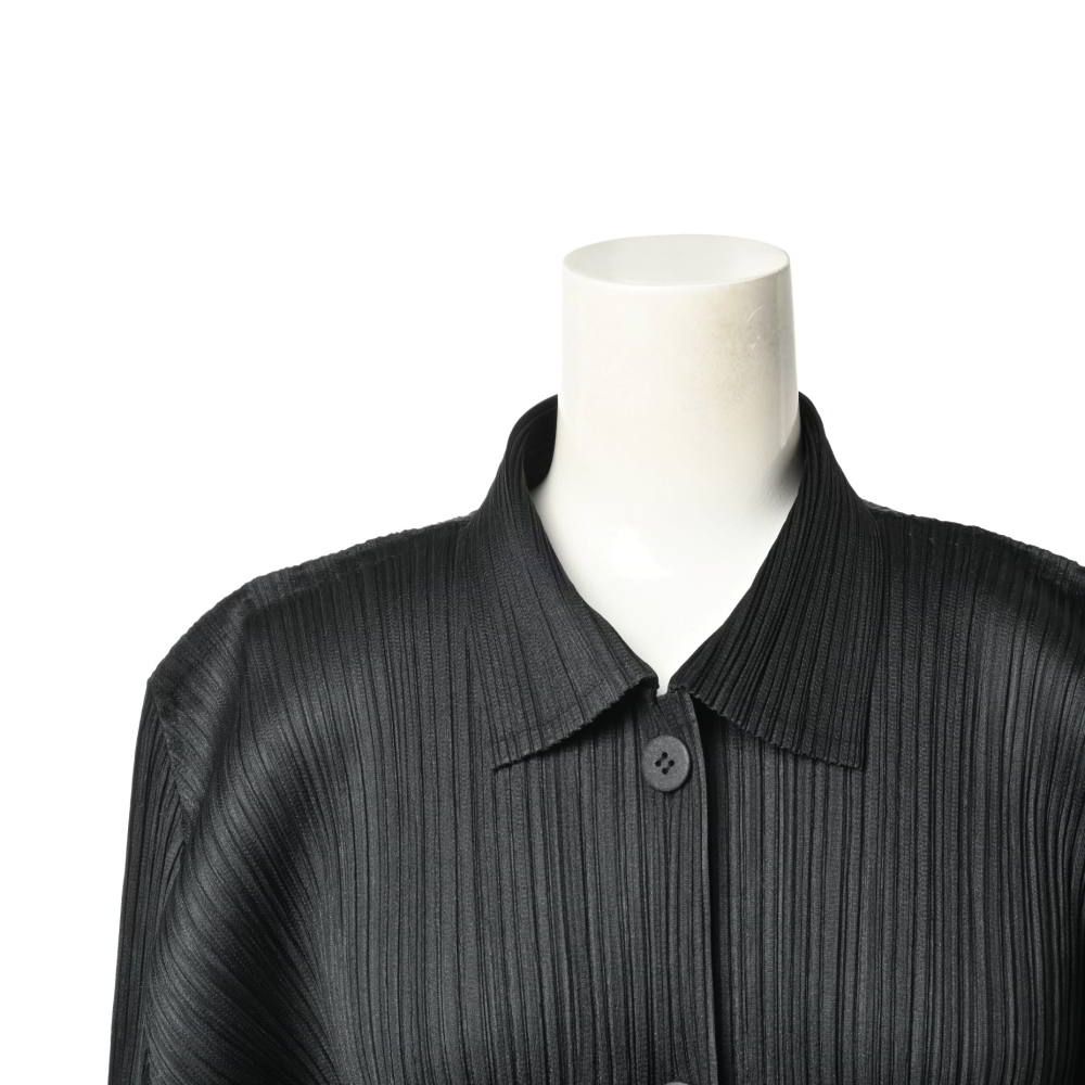 PLEATS PLEASE PP21-JA621 ミックスプリーツ ロングシャツ ジャケット