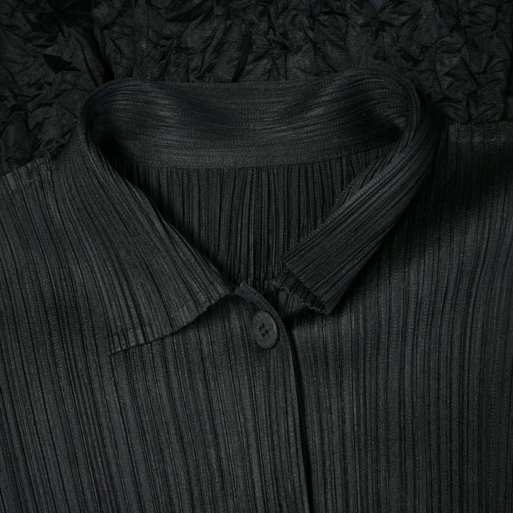 PLEATS PLEASE PP21-JA621 ミックスプリーツ ロングシャツ ジャケット