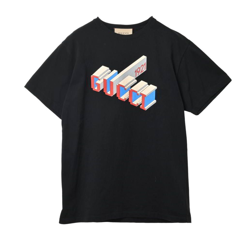 GUCCI 1921 ロゴ プリント クルーネック Tシャツ - メルカリ