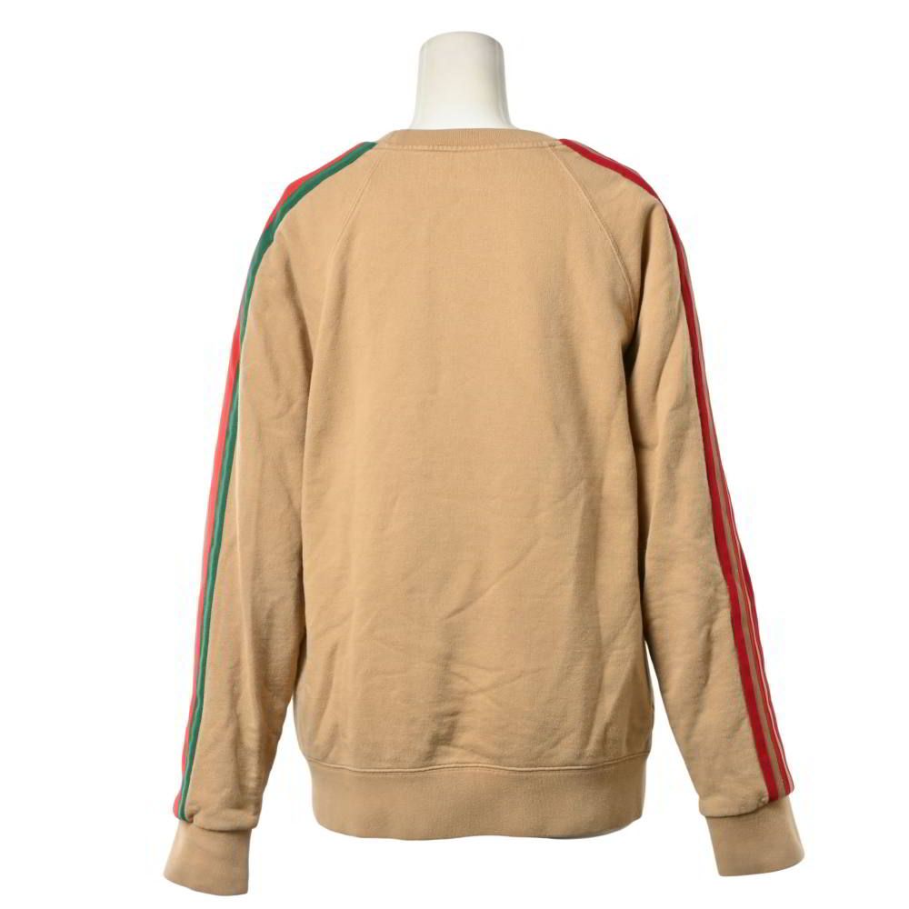 アディダスグッチトレーナー未使用 GUCCI adidas ロゴ刺繍 プルオーバー スウェット トレーナー - メルカリ