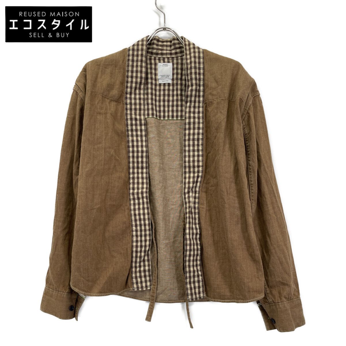 VISVIM ビズビム ﾌﾞﾗｳﾝ ﾘﾈﾝ LHAMO SHIRT 2 VISVIM LHAMO SHIRT 非売品