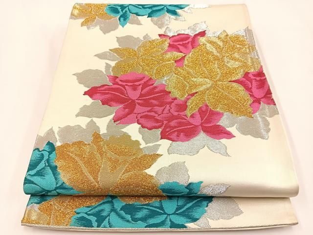 平和屋着物◎六通柄袋帯 カトレア 金銀糸 BAAV2755hj - メルカリ