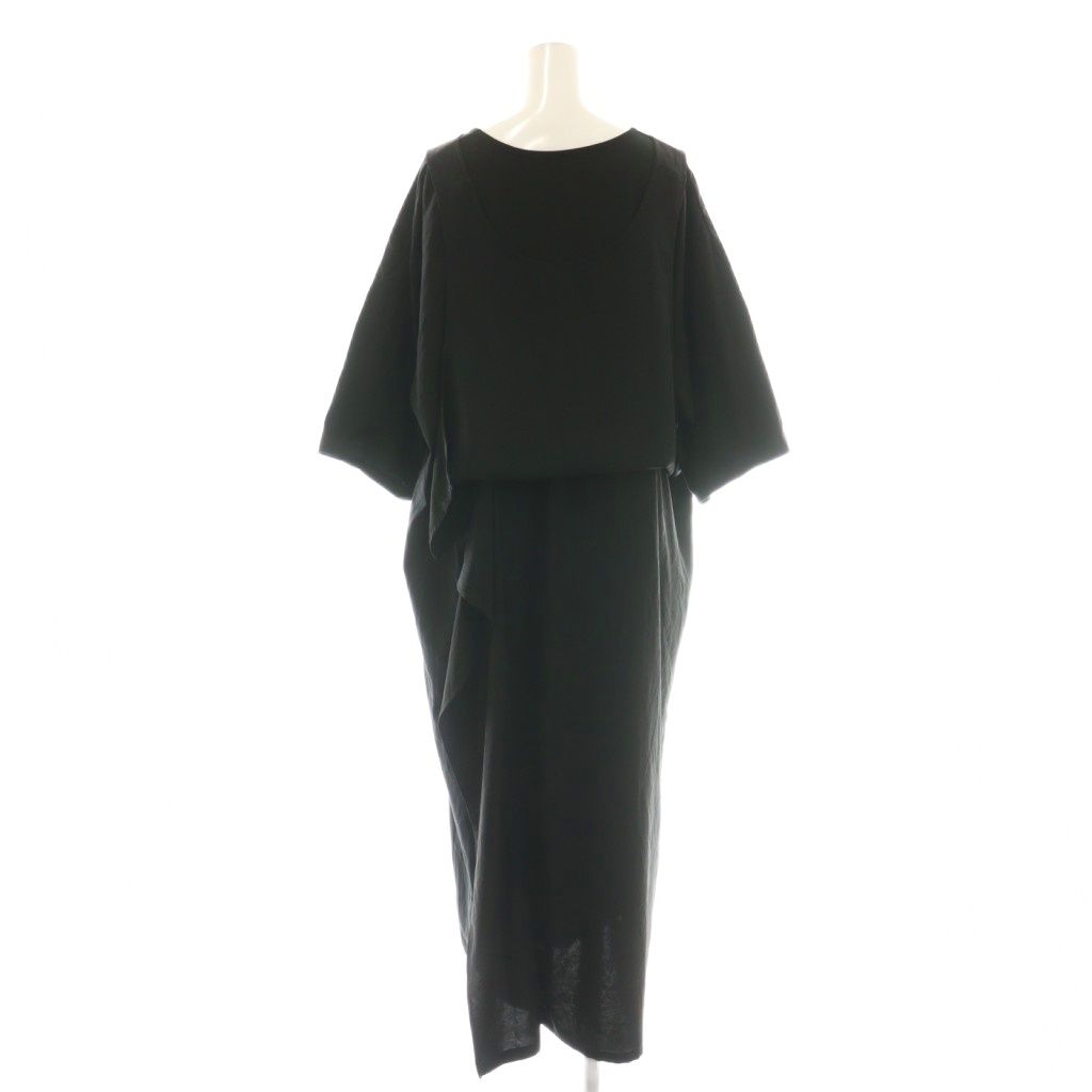 ワイズ Y's ヨウジヤマモト デザイン ワンピース ロング 2 ブラック YG