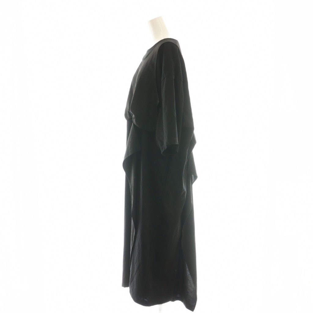 Y's ワイズ ヨウジヤマモト ロングワンピース 黒 ワイズ Y's ヨウジヤマモト デザイン ワンピース ロング 2 ブラック YG