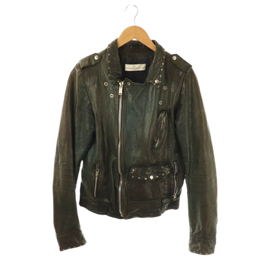 【希少】GOLDEN  ダブルライダースジャケット ダークグリーン 楽天市場】Schott/ショット 公式通販 | D-POCKET RIDERS/ディー