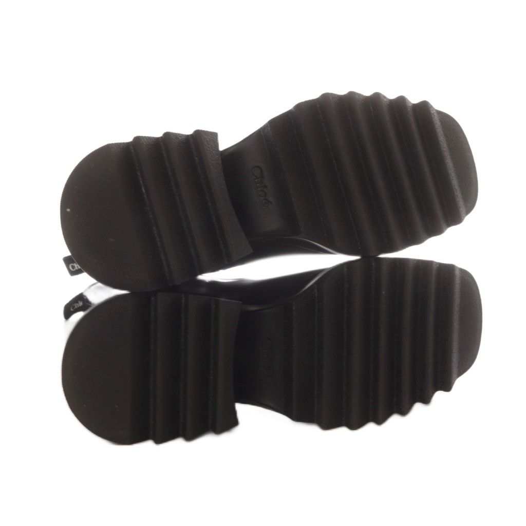 クロエ CHLOE BETTY レインブーツ 長靴 チャンキーヒール ミドル