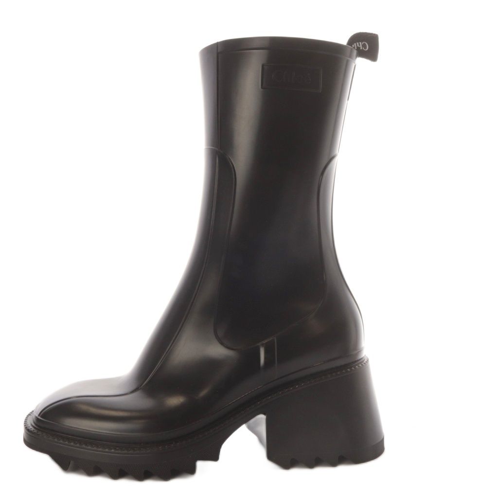 Chloe クロエ レインブーツ BETTY チャンキーヒール 38W 正規品美品Chloe クロエ レインブーツ BETTY チャンキーヒール 38W