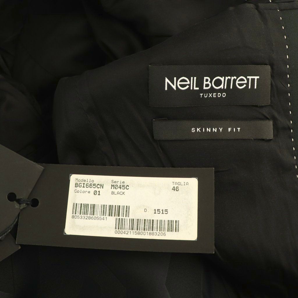 ニールバレット Neil Barrett 総柄総裏地2Bテーラードジャケット
