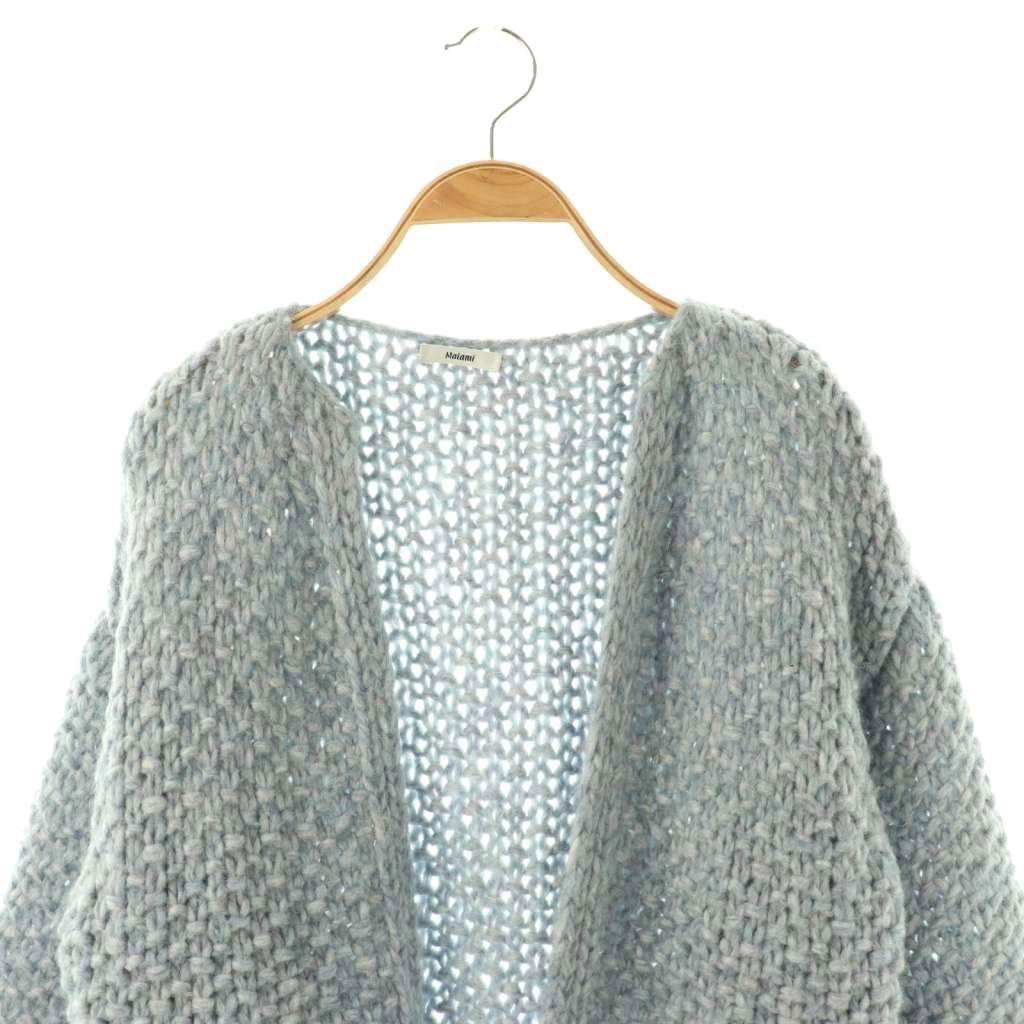マイアミ Maiami ベビーアルパカローゲージカーディガン ニット S/M