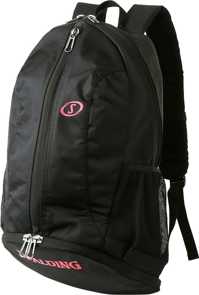 on ブラック バックパック スポルディング SPALDING バスケット ケイジャー cager シアン バック