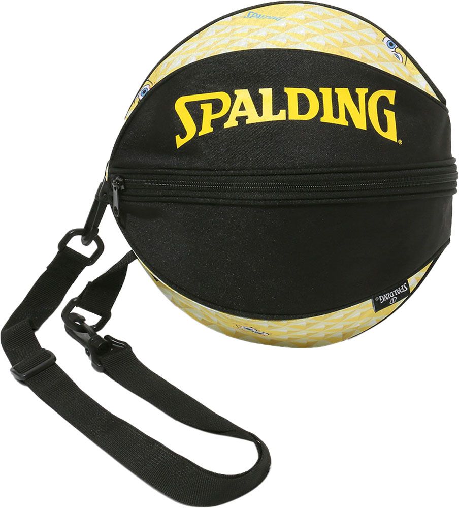 スポルディング SPALDING バスケット ボールバッグ スポンジ・ボブパターン 49-002SBP バスケットボール ボールケース 7号球 1球入れ 持ち運び バスケ バスケットバッグ 球技 備品  49002SBP イエロ