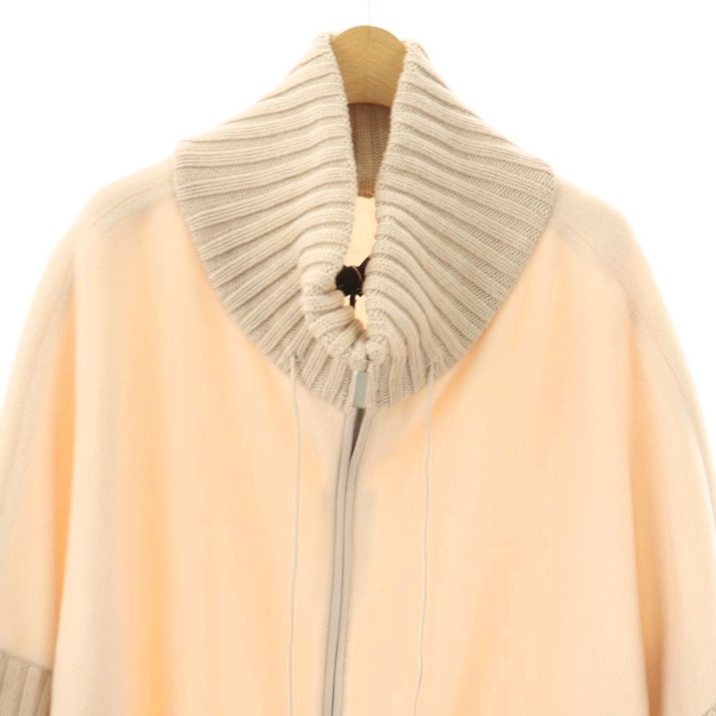 ⭐️ファビアナフィリッピ　カシミヤ混ポンチョ⭐️ ファビアナフィリッピ 23AW ウール カシミヤ混ケープ ポンチョ