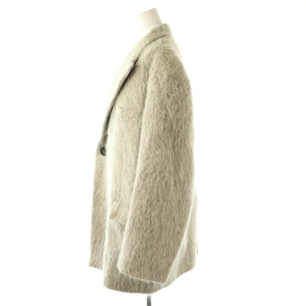 ルシェルブルー　アルパカシャギージャケットコート ルシェルブルー アルパカシャギーコート ルシェルブルー LE CIEL BLEU