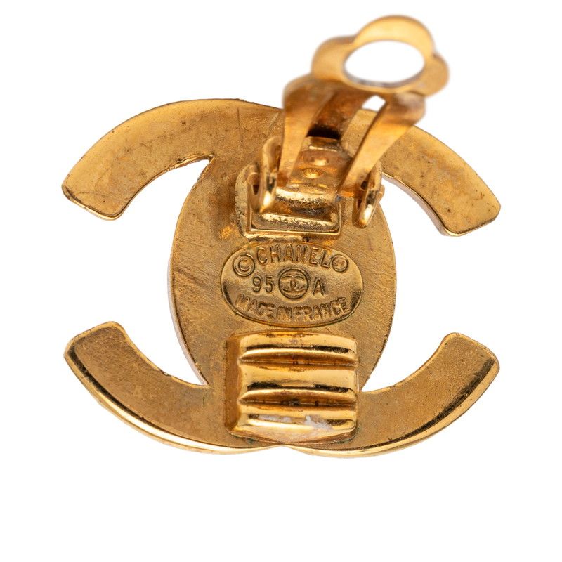 シャネル ヴィンテージ ターンロック ココマーク - ゴールド メッキ