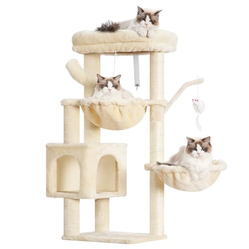 Heybly キャットタワー ミニキャットタワー 子猫や体の小さな猫に最適