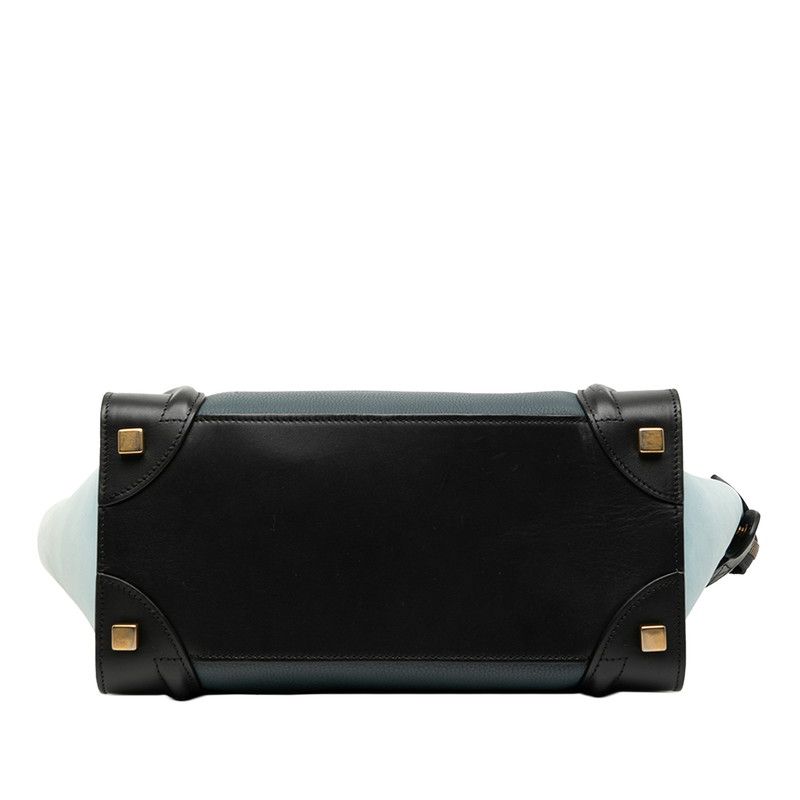 ✨極美品✨セリーヌ ラゲージ マイクロ グレージュ×ブルー×ブラック シリアル有 楽天市場】CELINE セリーヌ マイクロショッパー ラゲージ トートバッグ