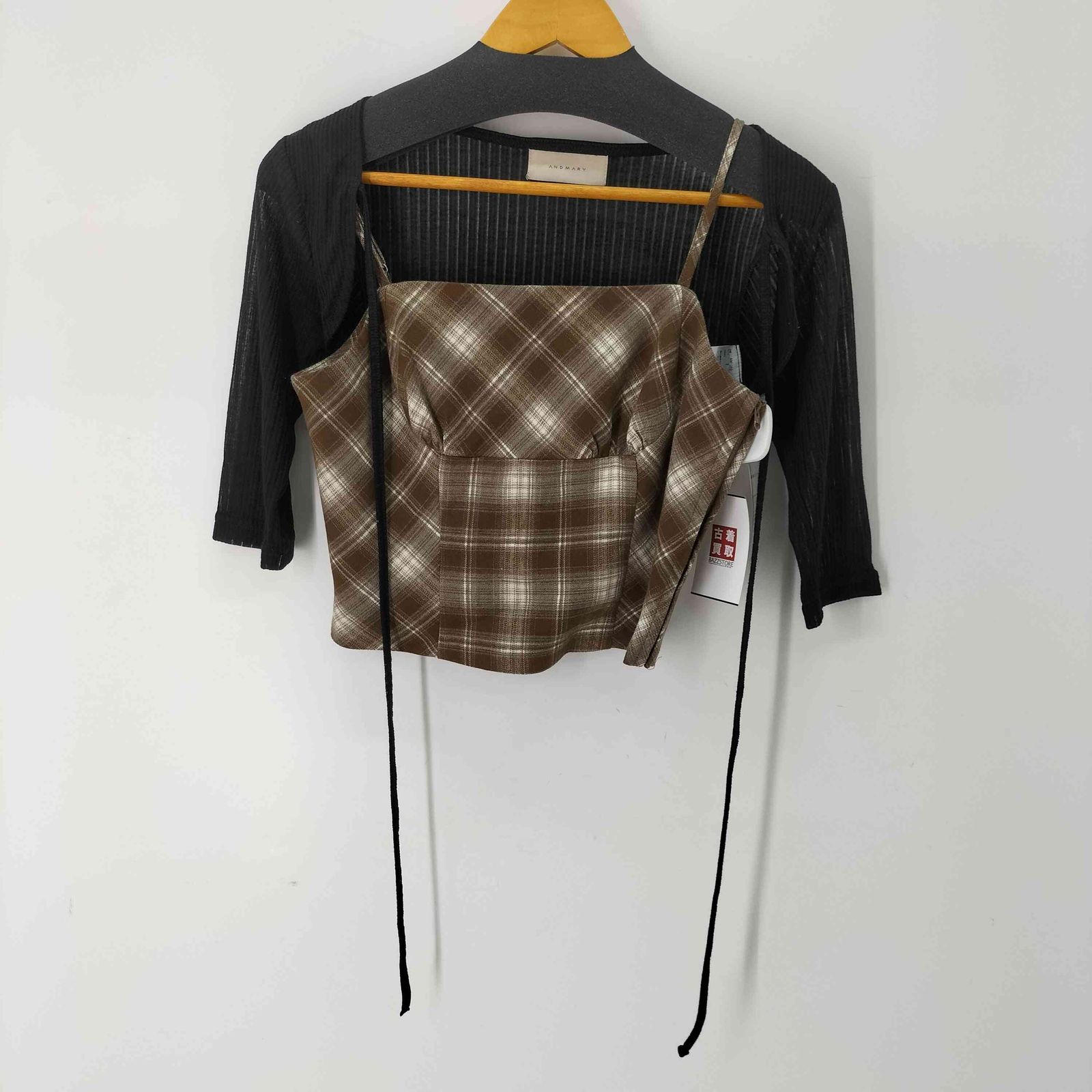 アンドマリー AND MARY Riri check set up レディース F/M - メルカリ