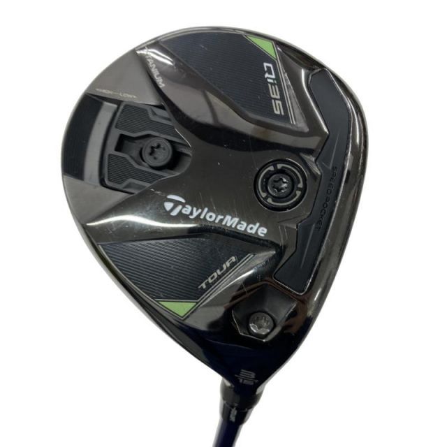  【中古】 テーラーメイド Qi35 TOUR 3W フェアウェイウッド FW 純正特注シャフト (フレックスX) メンズ 男性用 右利き 右用 Cランク ゴルフクラブ フェアウェイウッド