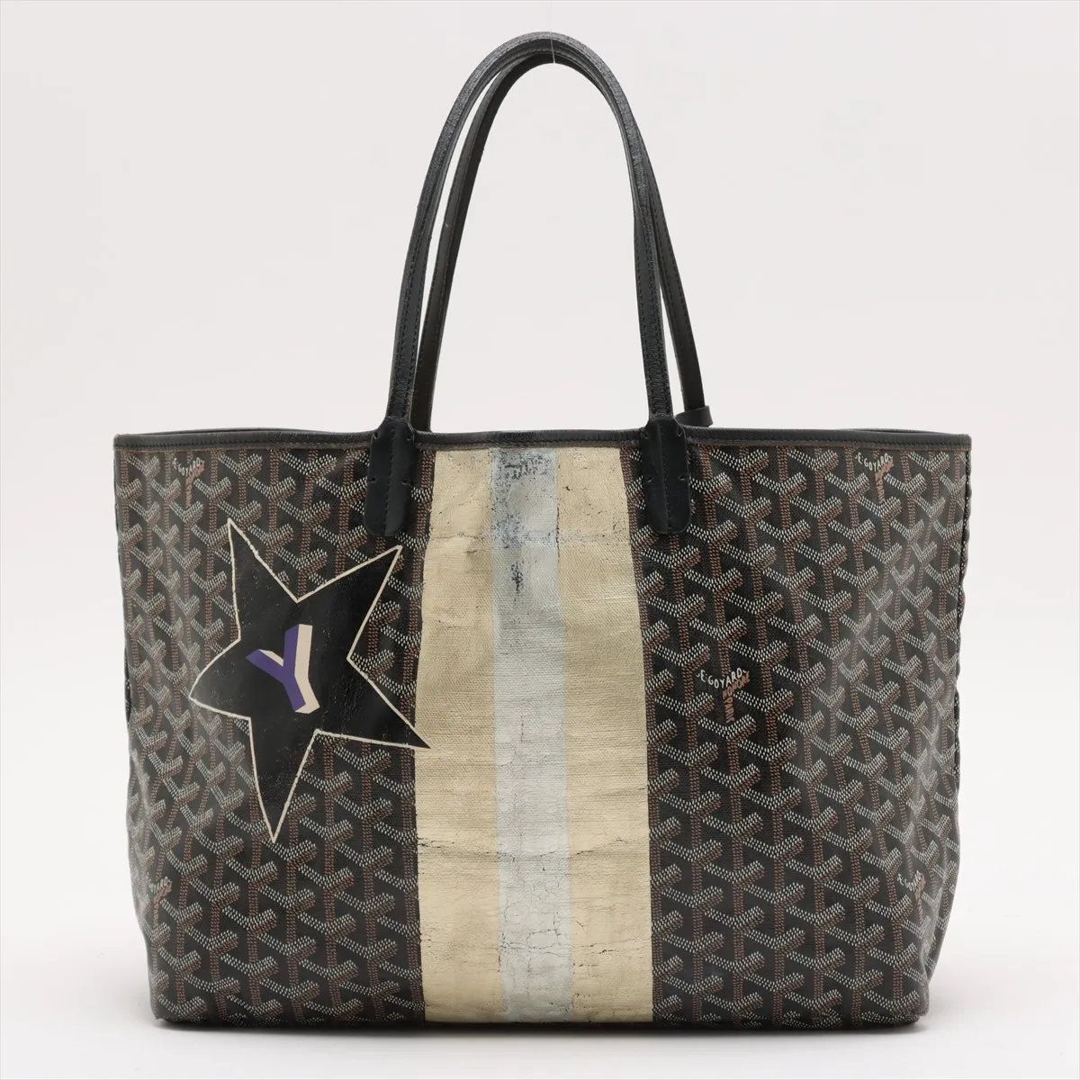 超極美品 ゴヤール サンルイPM トートバッグ ハンドバッグ ブラック メンズ 本日限定】GOYARD ゴヤール サンルイ PM トートバッグ 黒 ブラック