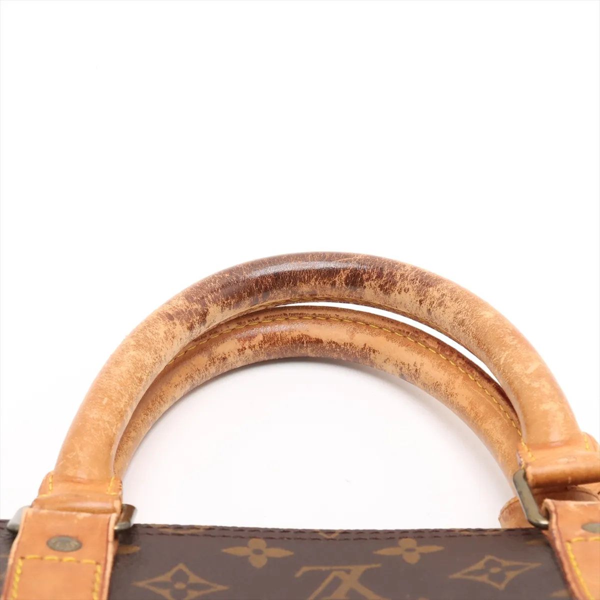 美品 ルイヴィトン モノグラム キーポル 55 M41424 レザー ボストン