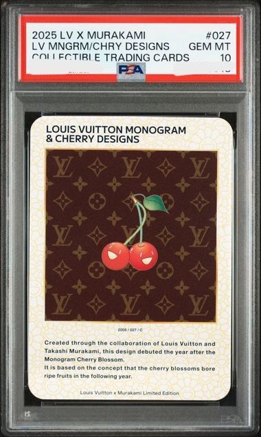 PSA 10 ルイ・ヴィトン × 村上隆 トレーディングカード チェリー PSA10】LOUIS VUITTON CHERRY DESIGNS ルイ・ヴィトン ×村上隆コラボ