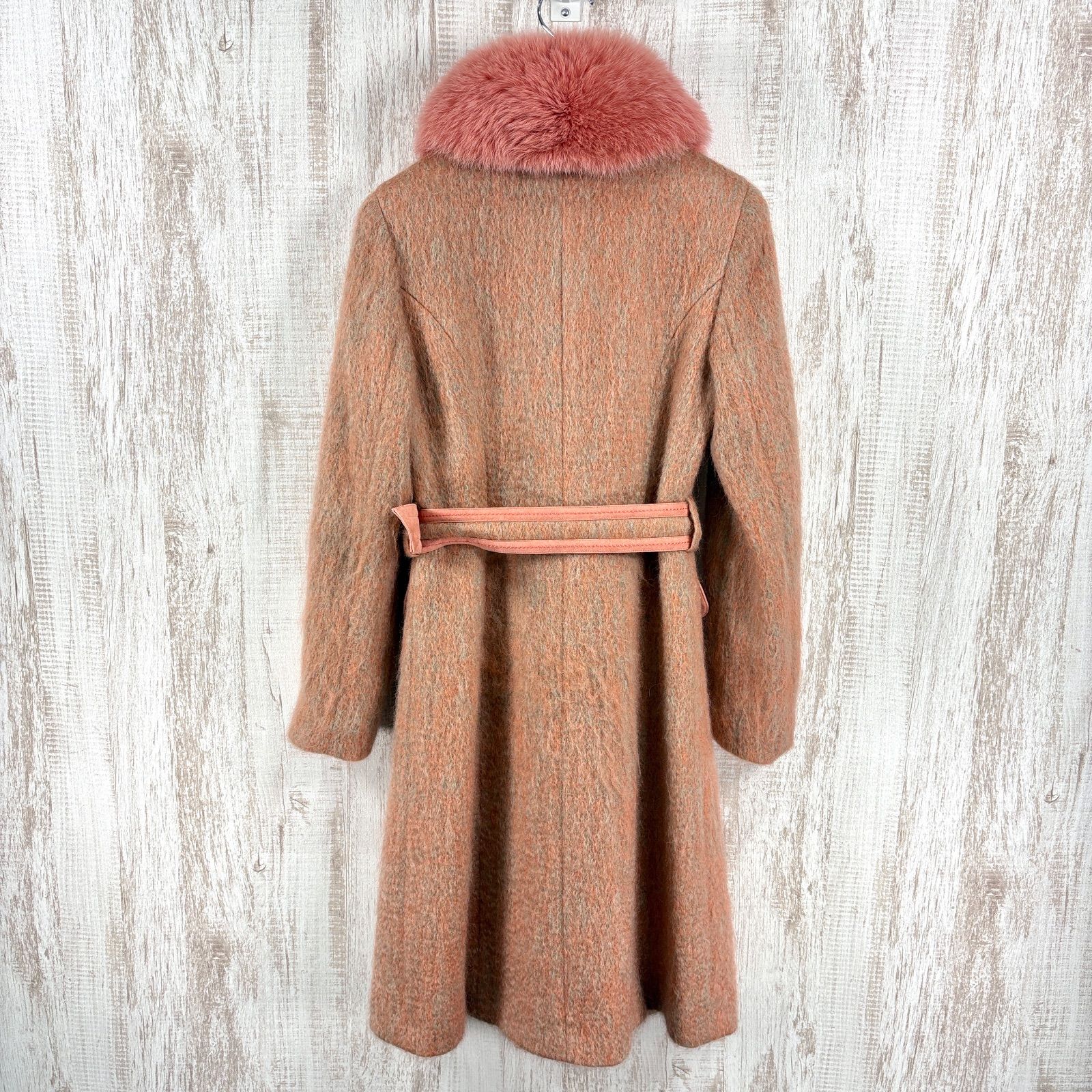 Courreges クレージュ ボリューム リアル フォックスファー モヘヤ