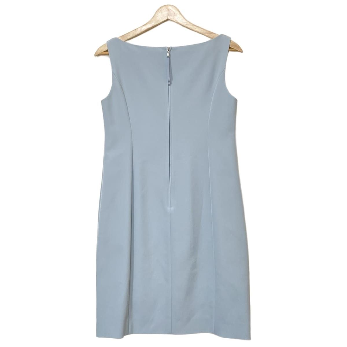 FOXEY NEW YORK ノースリーブワンピース 水色　サイズ42 FOXEY NEW YORK(フォクシーニューヨーク) ワンピース サイズ40 M