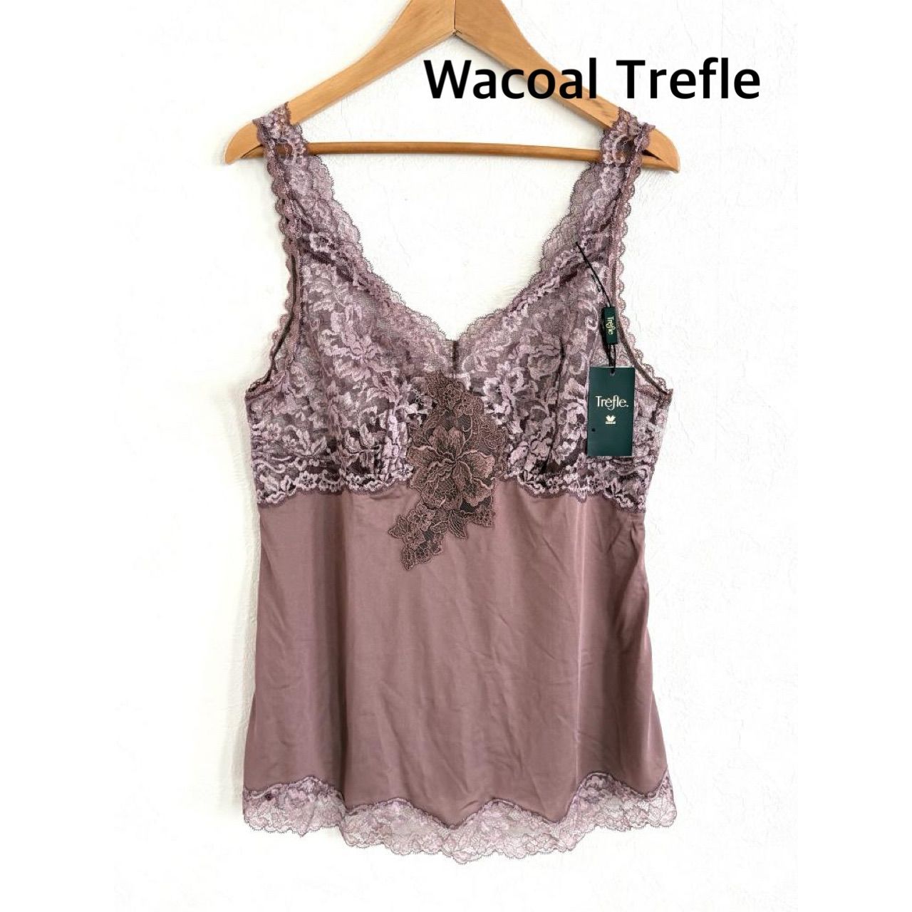 Wacoal Trefleレースキャミソール 新品】 Wacoal Trefle ワコールトレフル キャミソール 75G 日本製