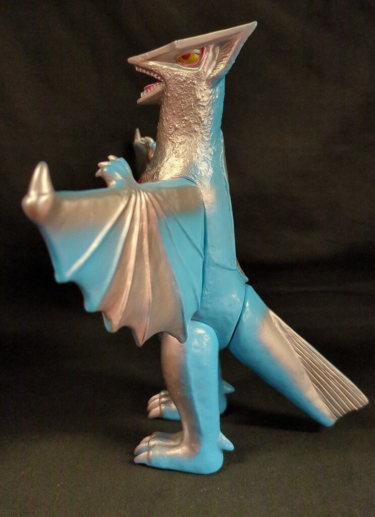 マーミット 世紀の大怪獣シリーズ/怪獣天国 ギャオス 水色成型/銀・赤