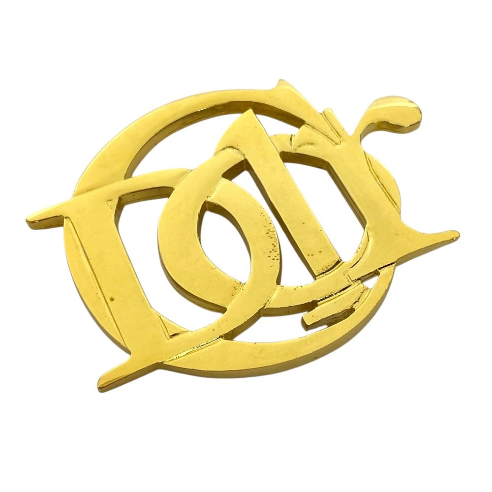 ディオール ブローチ ピンブローチ CD ロゴ アクセサリー 大きめ