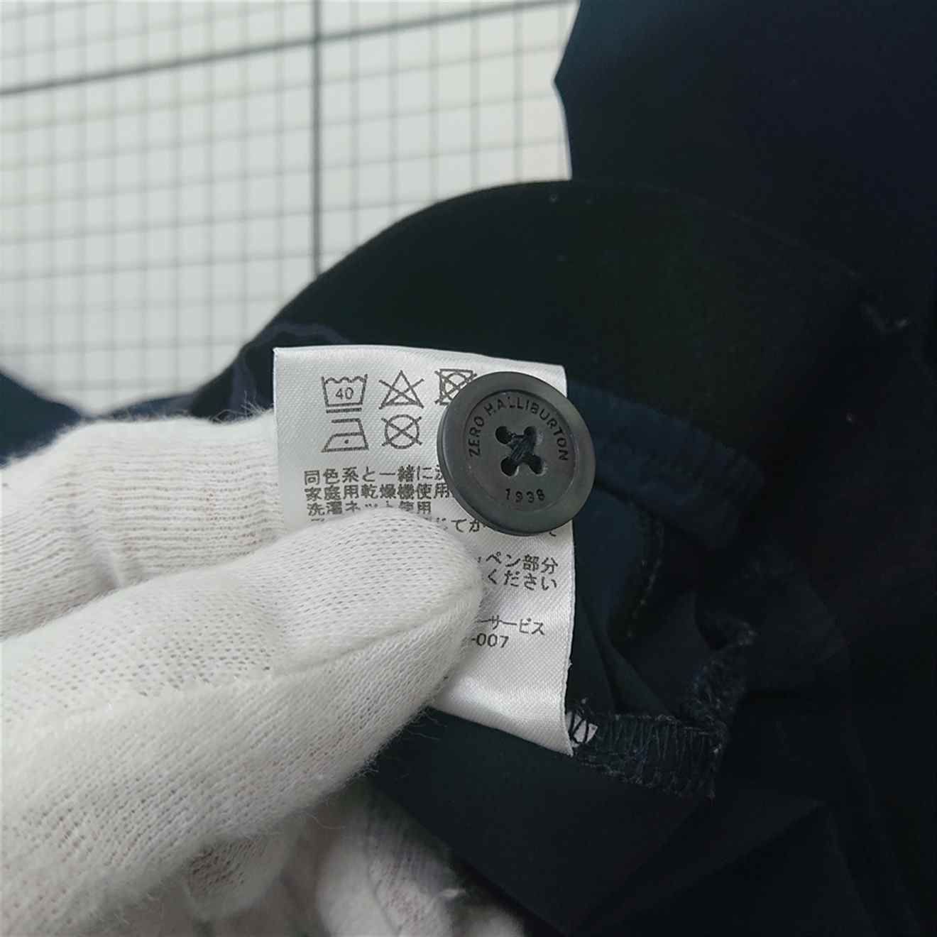 ◇ Θ ゼロハリバートン ZERO HALLIBURTON ジョガーパンツ ネイビー系 L