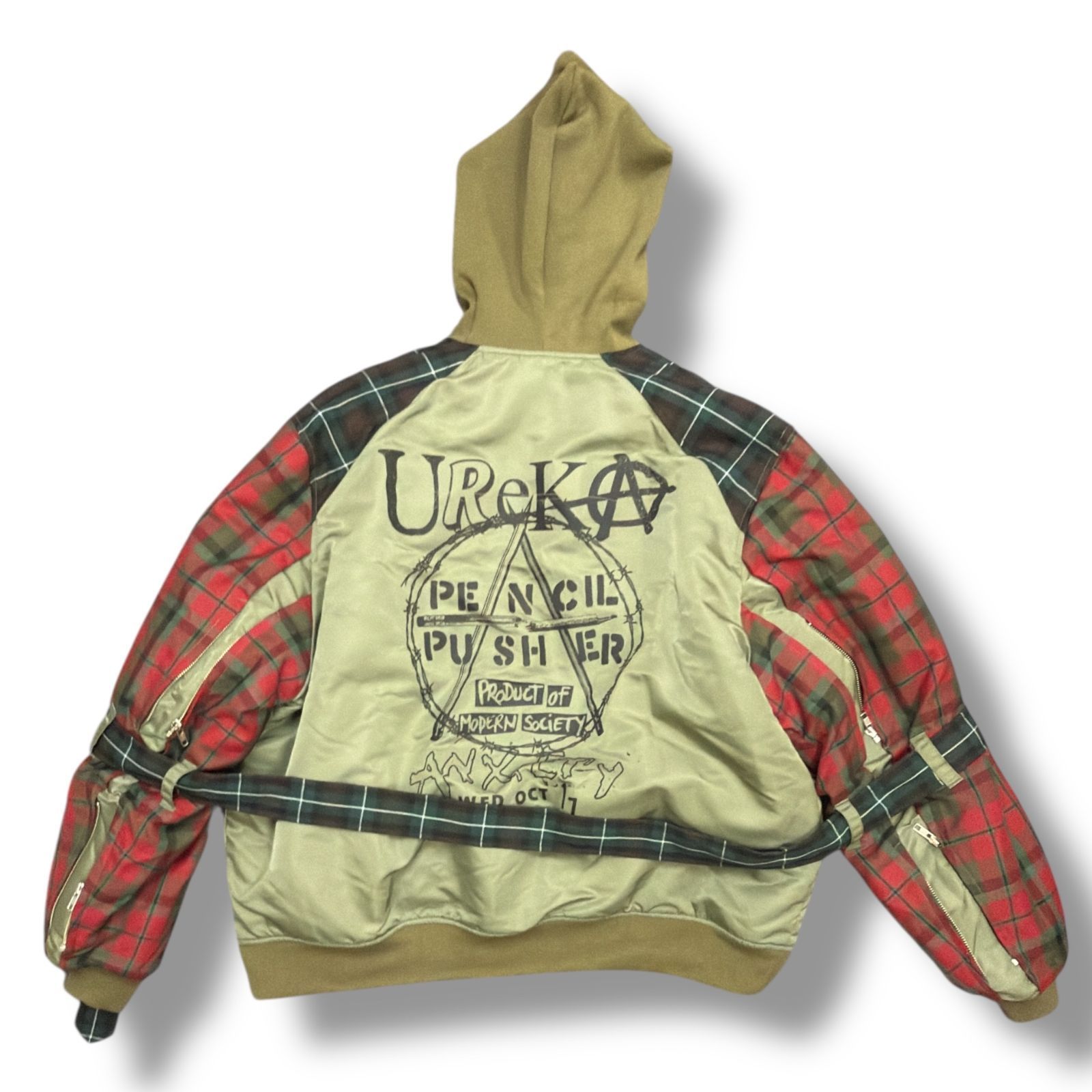 参考上代176000円 未使用 KIDILL 24AW BONDAGE MA-1 JACKET ボンデージ