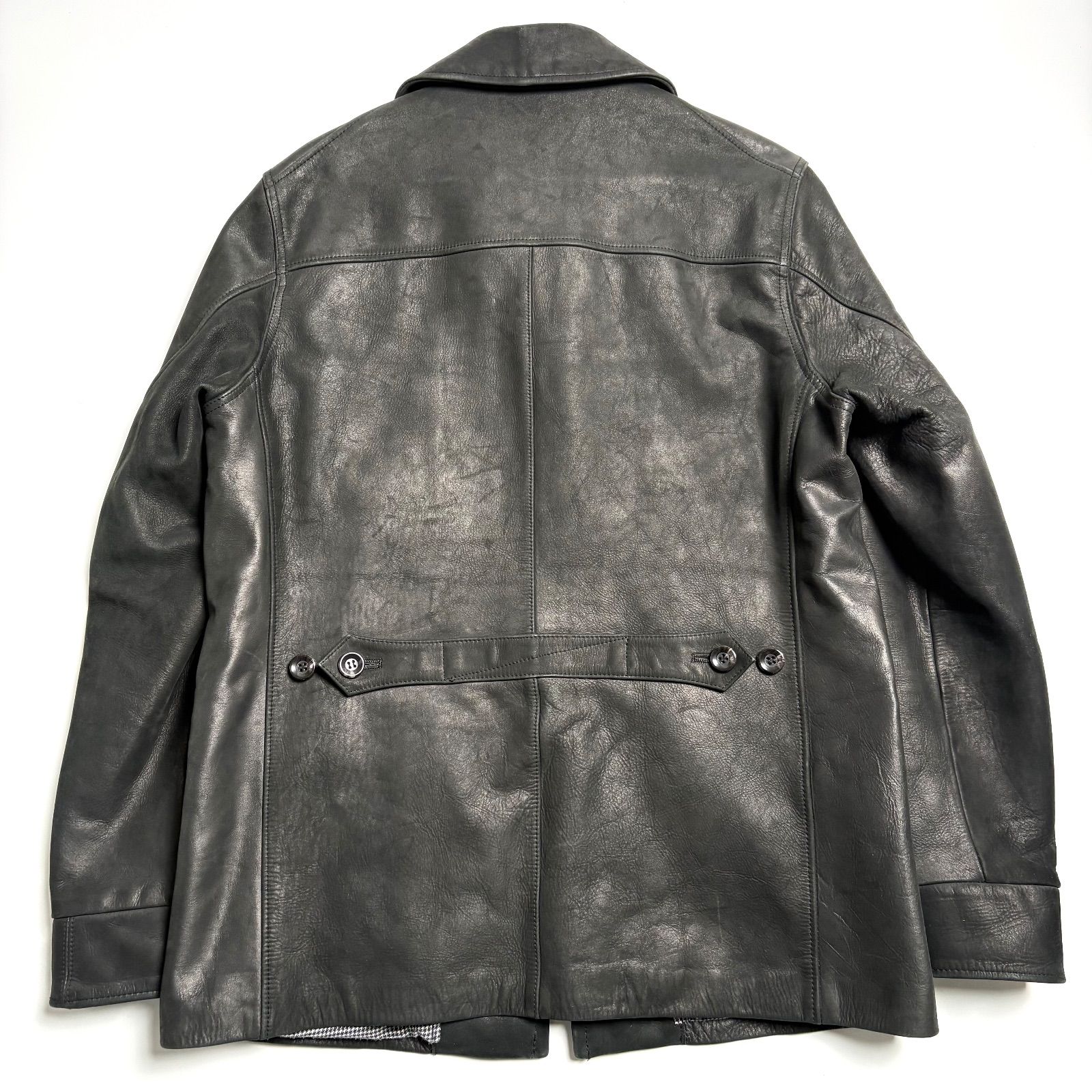 Ciatre レザージャケット 牛革】STUSSY x PRANKSTER ASSOCIATES レザージャケット 黒 XL カー