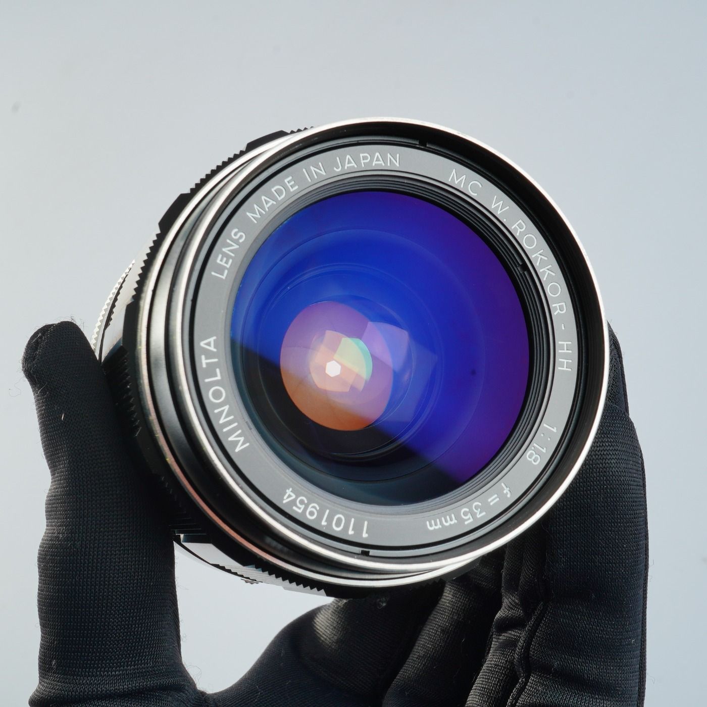 MINOLTA ミノルタ MC W.ROKKOR HH 35mm F/1.8 単焦点レンズ - メルカリ