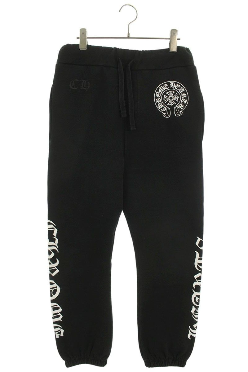 クロムハーツ  SWEAT PANTS サイドロゴプリントスウェットロングパンツ メンズ XS ※12/28～1/6 発送・問い合わせ遅延