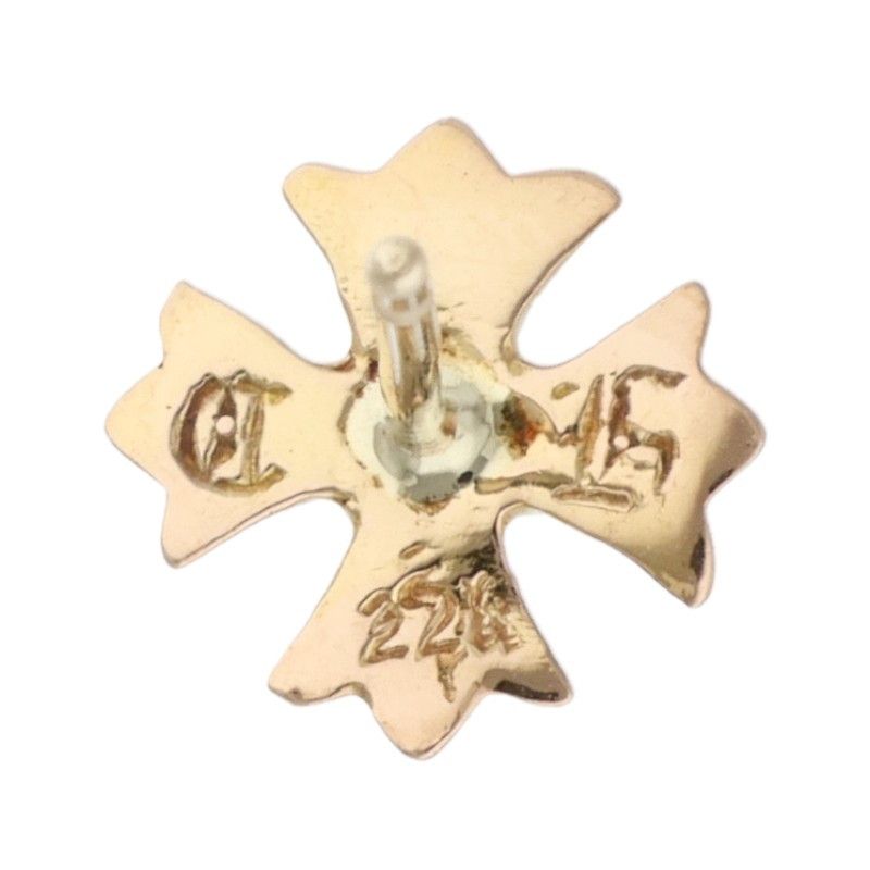 クロムハーツ 22K No2 CH PLS DIA/22KCHプラススタッド 1ダイヤ